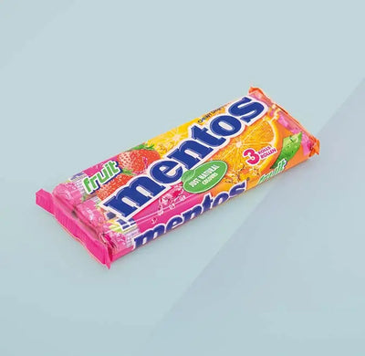 Mentos Fruit Kaubonbons - Vorteilspack - 3 x 38g