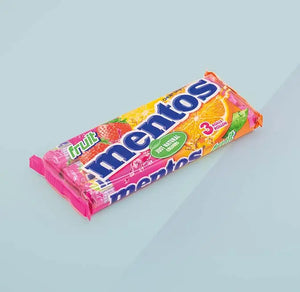 Mentos Fruit Kaubonbons - Vorteilspack - 3 x 38g