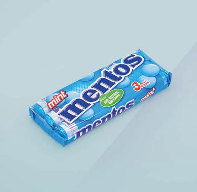 Mentos Mint Kaubonbons - Vorteilspack - 3 x 38g