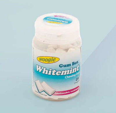Woogie Kaugummi Whitemint zuckerfrei - Vorteilsdose - 64,4g