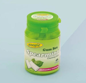 Woogie Kaugummi Spearmint zuckerfrei - Vorteilsdose - 64,4g
