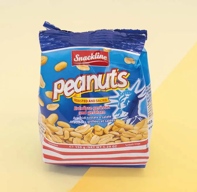 Snackline Snackline Erdnüsse geröstet und gesalzen - 150g – LEBENSMITTELKÖNIG