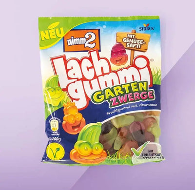 neem 2 lachende rubberen tuinkabouters - 200 g