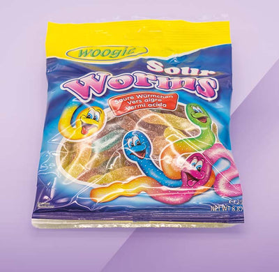 Woogie Saure Würmchen - 250g