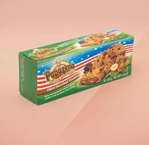 Papagena Choco Chip Cookies mit Haselnusscremefüllung - 130g