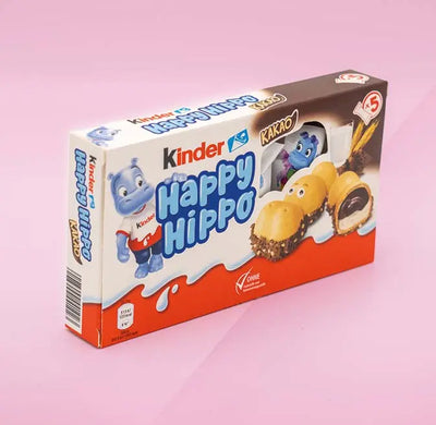 Happy Hippo Kakao Knusperwaffel - Vorteilspack - 5 x 20,7g