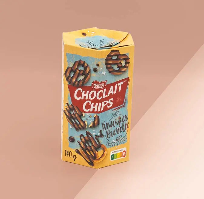Nestle Choclait Chips Knusperbrezeln - 140g