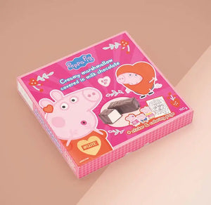 Peppa Pig Marshmallows mit Schokoladenglasur + Sticker und Ausmalbild - 190g